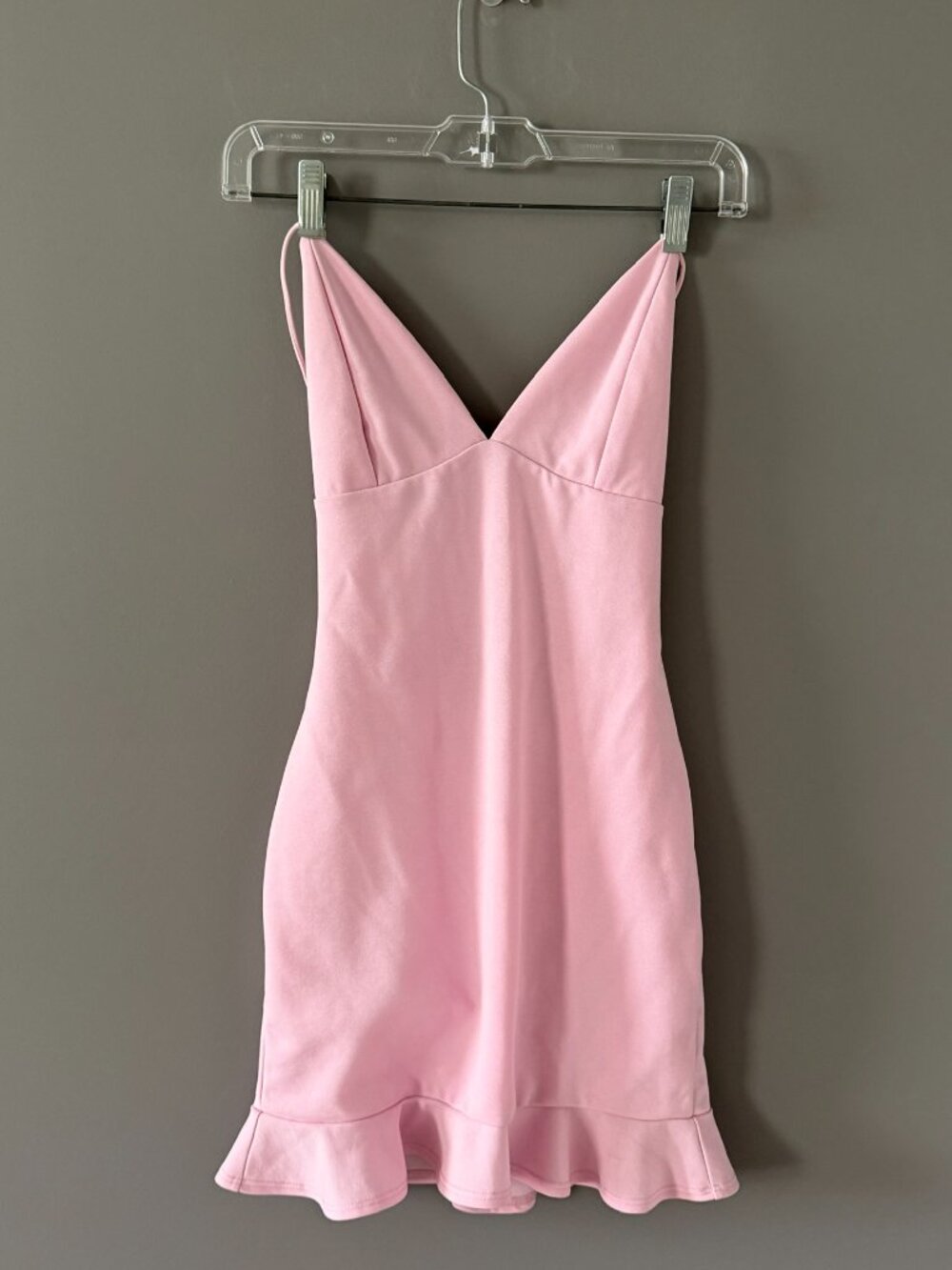 Lucy In the Sky Body Con Ruffle Dress